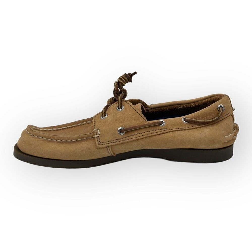NWOT Sperry Casual Shoes Brown Boys 4 leather classic